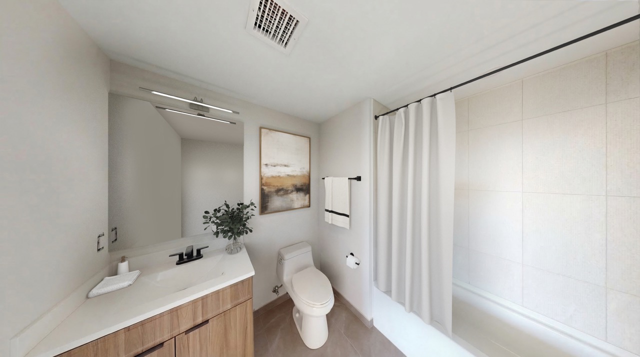 Bathroom — virtually staged